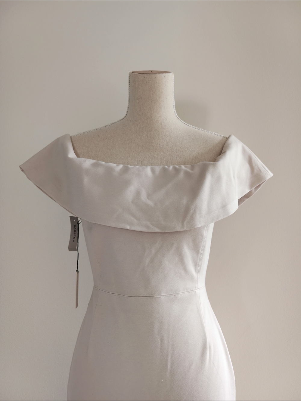 NWT Babaton Off Shoulder Sheath Midi Dress Aritzia - Picture 10 of 16